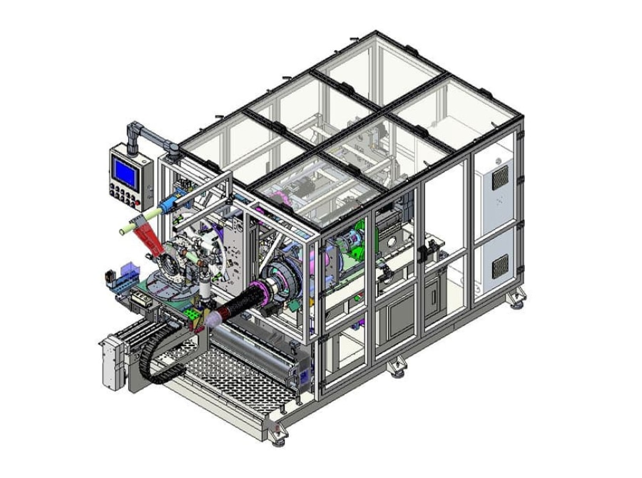 GMW CIF-4E STATOR COIL & WEDGE INSERTER & INTER-PHASE FORMING INTEGRATION MACHINE